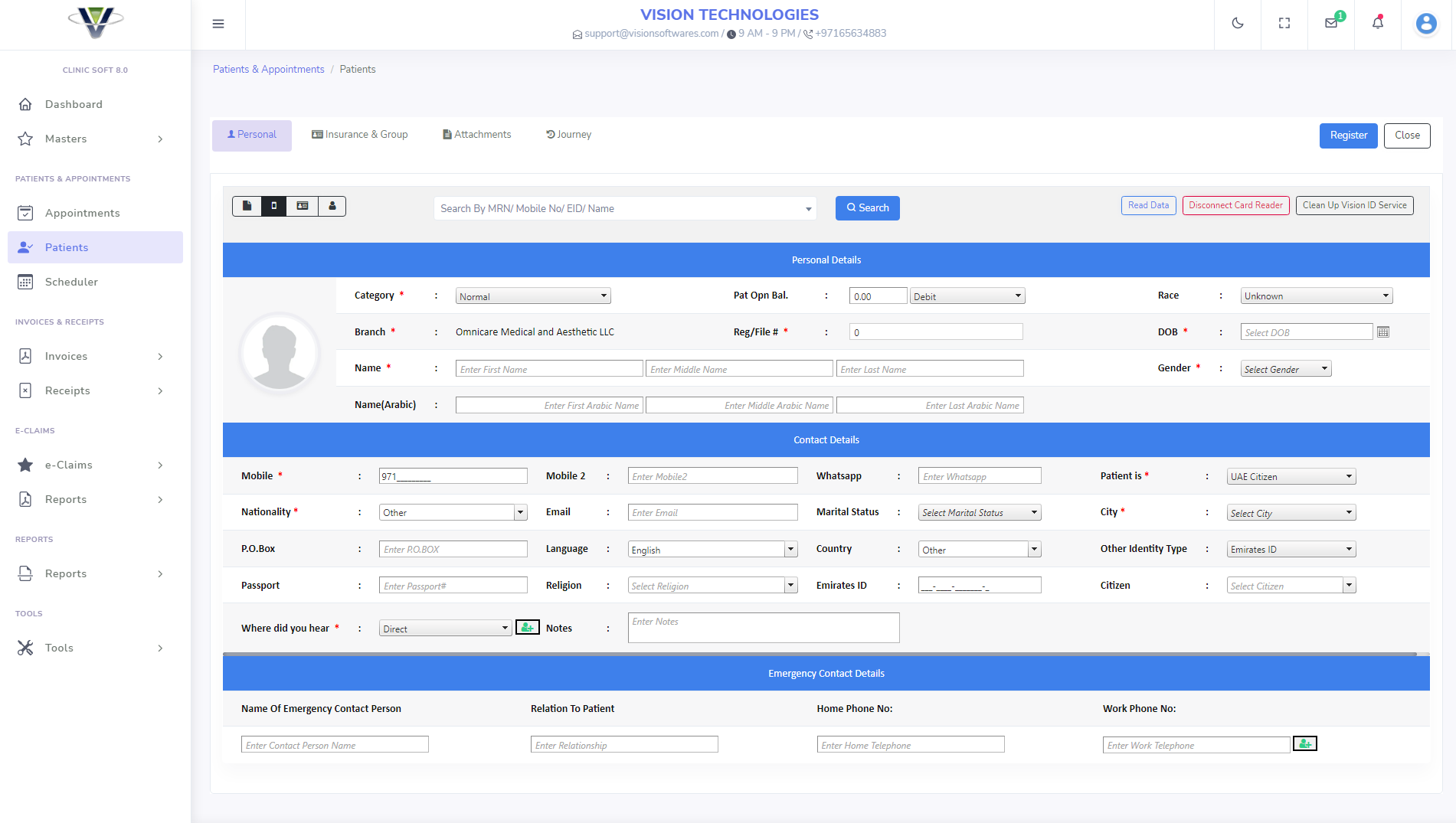 Dashboard Screenshot